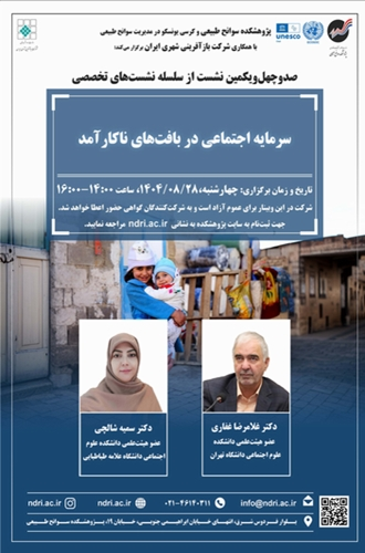 سرمایه های اجتماعی در بافت های ناکار آمد